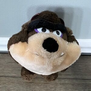 Vintage 1988 Taz Tasmanian Devil Plush Toy Special Effects Warner Bros